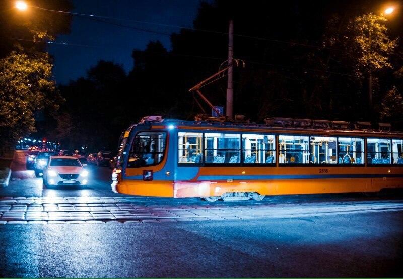 Ночной трамвай № 3 возобновил работу с 5 июня