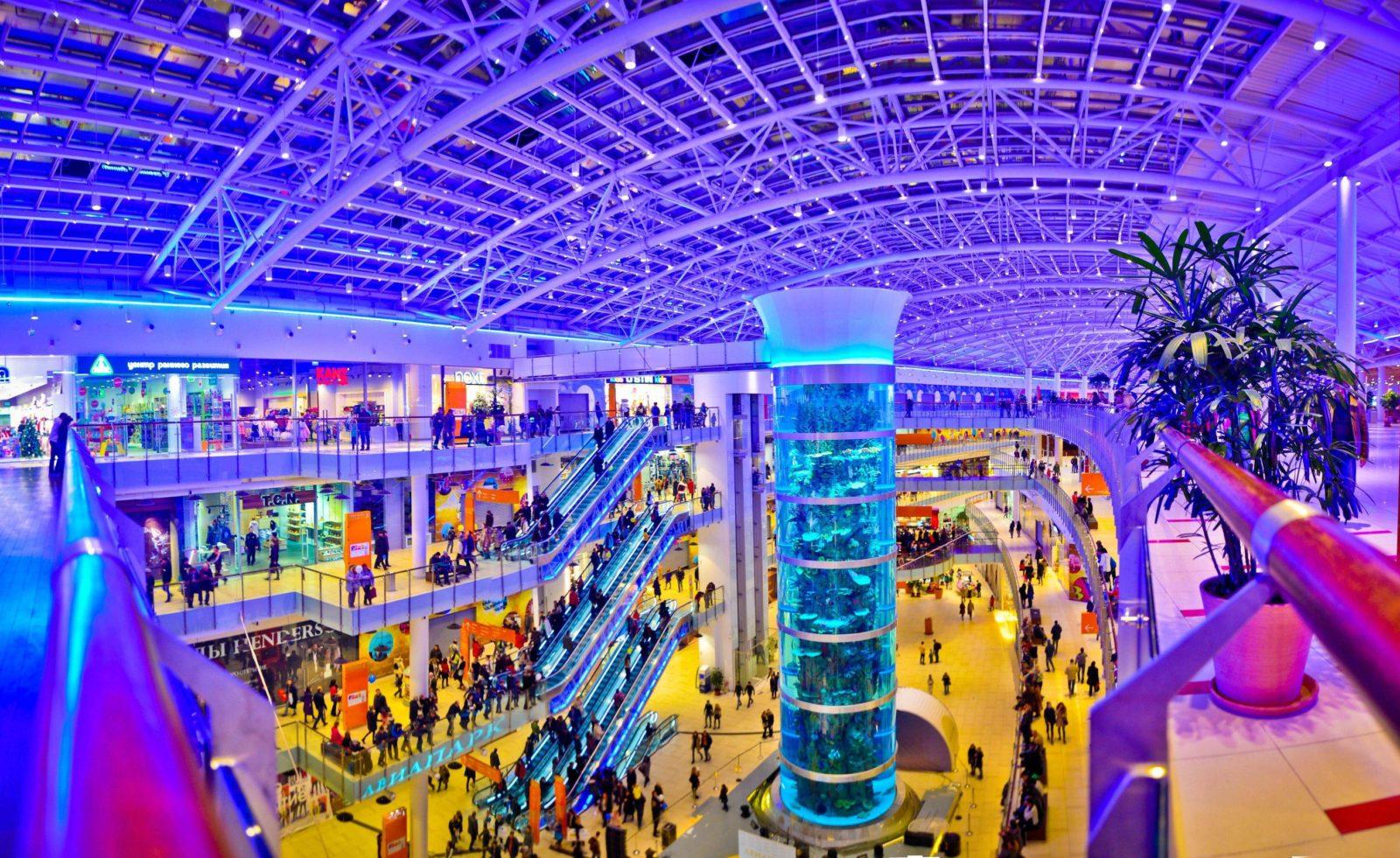 Аквариум торгового центра Авиапарк занесен в Книгу рекордов Гиннесса 
