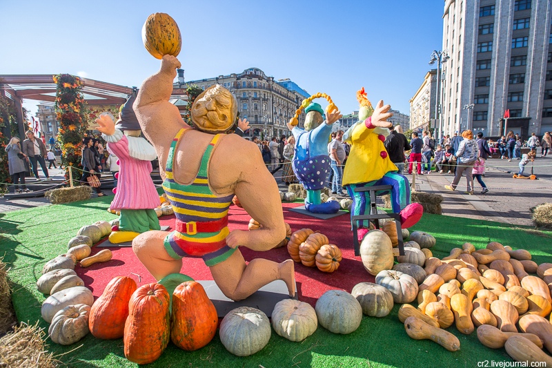 Манежная площадь станет территорией самых красивых арт-объектов фестиваля "Золотая осень"