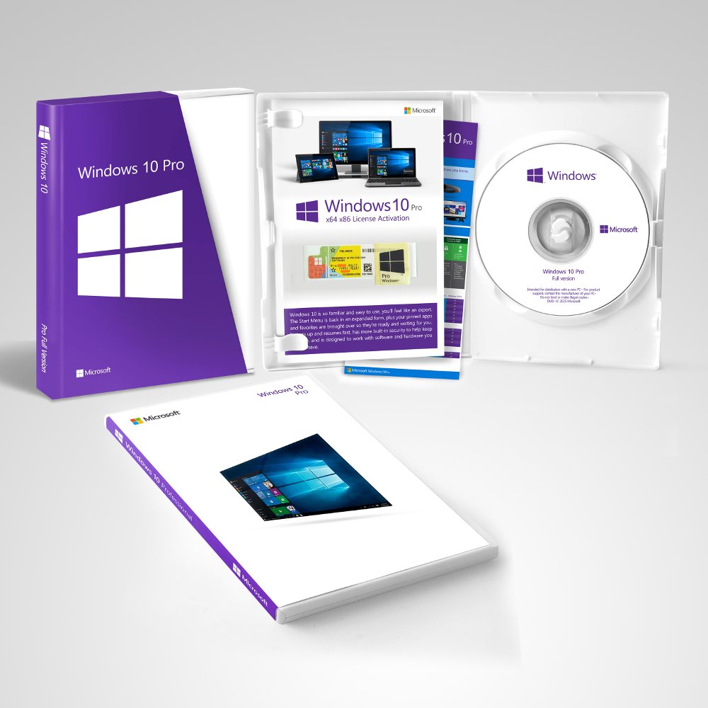 Купить Microsoft Windows 10 Professional BOX – лицензия
