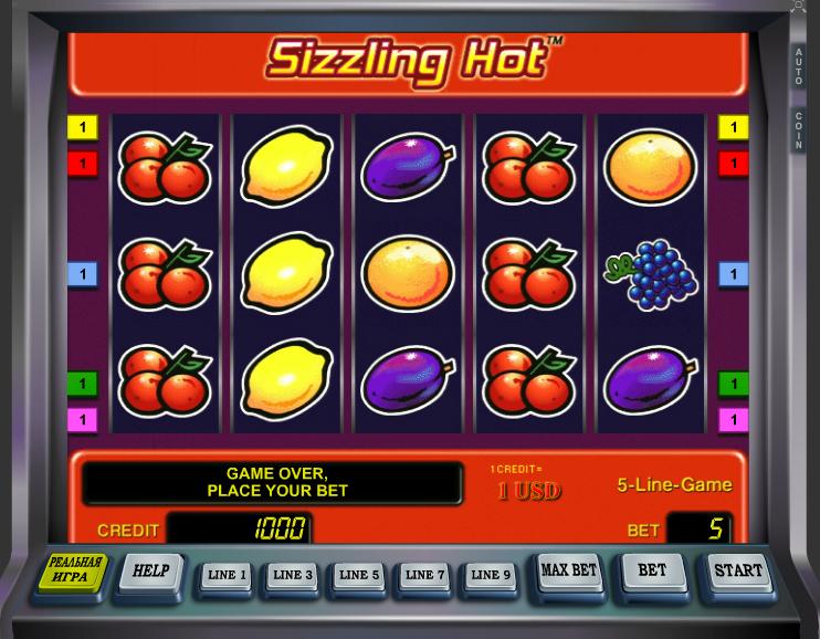 игровой автомат sizzling hot обзор